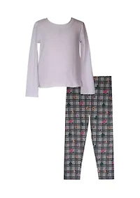 Toddler Girls Puffy Vest Set