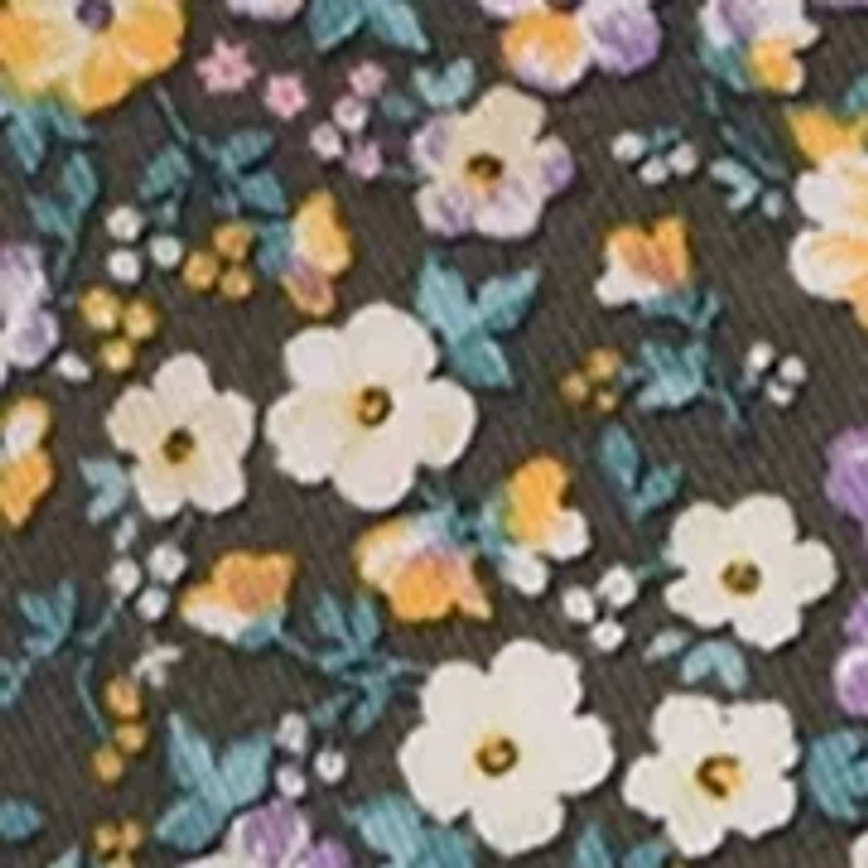 Baby Girls Floral Printed Twill Dress