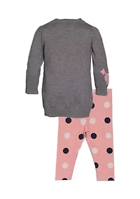 Baby Girls Poodle Sweater Set