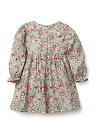 Baby Girls Printed Smocked Dress