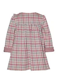 Baby Girls Long Sleeve Plaid Dress