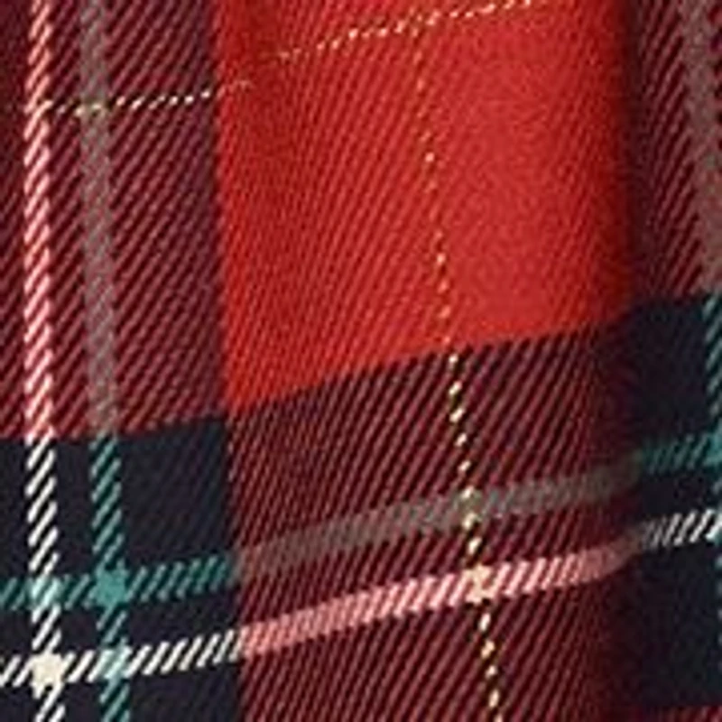 Toddler Girls Long Sleeve Plaid Top and Leggings Set