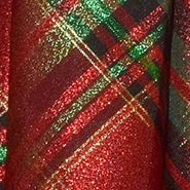 Girls 7-16 Red Plaid Dress with Bow