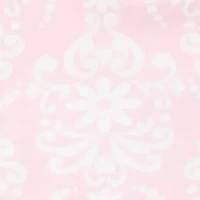 Baby Girls Patterned Bib and Burp Cloth Set