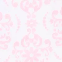 Baby Girls 2-Piece Pink Damask Footie Set