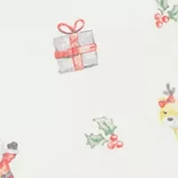 Baby Girls Christmas Bodysuit Set with Headband