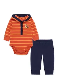 Baby Boys Tiger Bodysuit and Pant Set