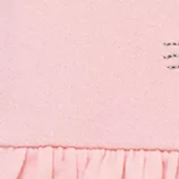 Baby Girls Bunny Bodysuit and Pants Set with Headband