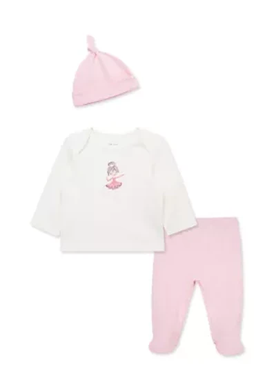 Baby Girls Ballerina Set with Hat