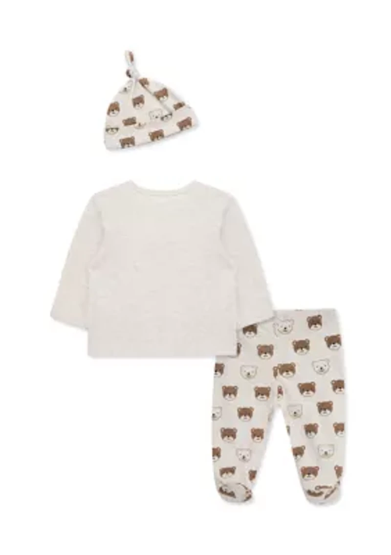 Baby Boys Cute Bear Set with Hat