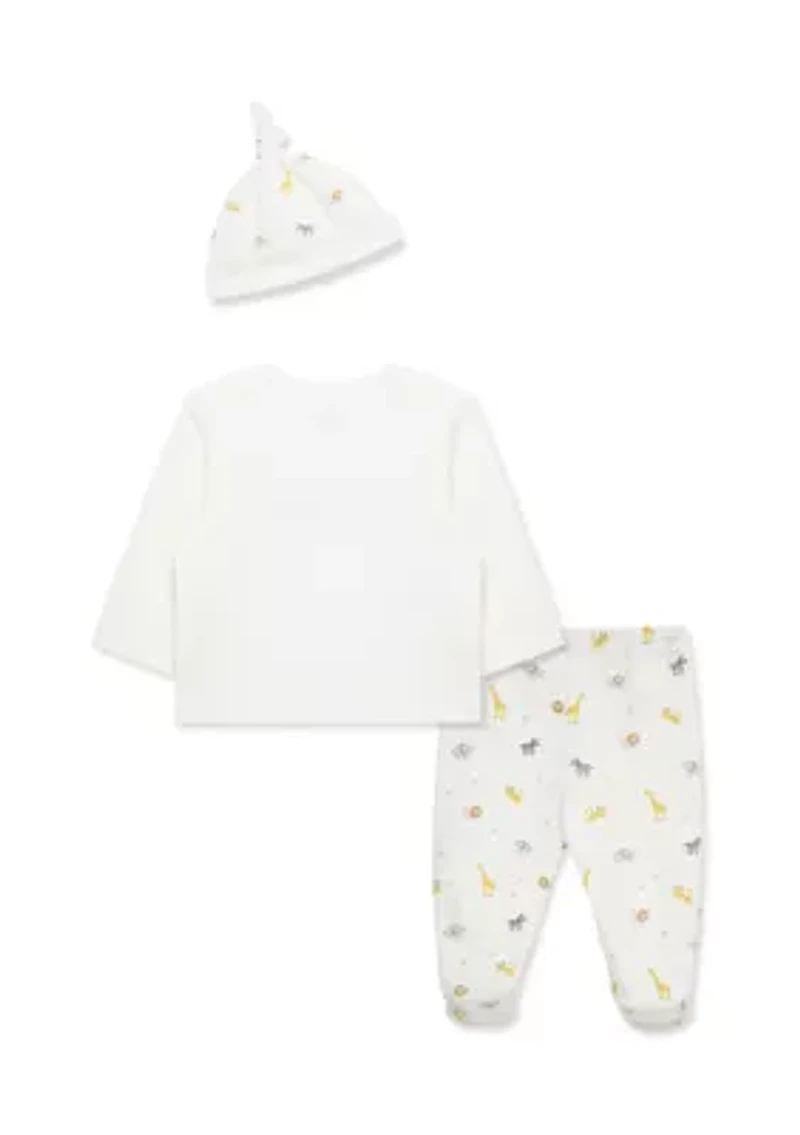 Baby Boys Sweet Safari Set with Hat