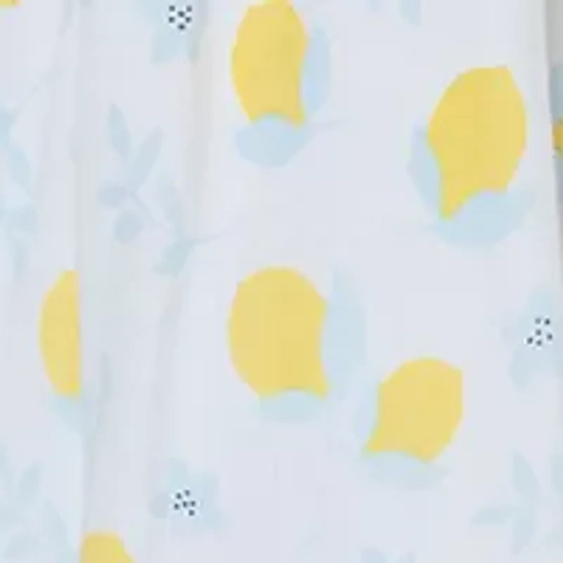 Baby Girls Lemons Popover Dress with Hat