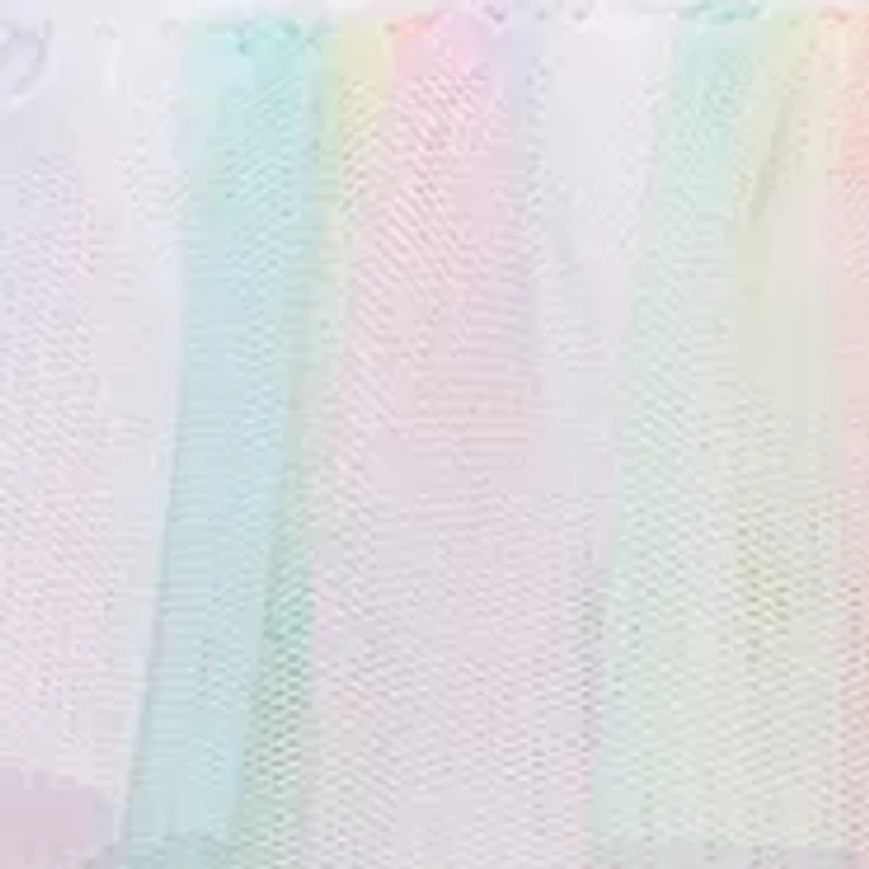 Baby Girls Rainbow Popover with Headband