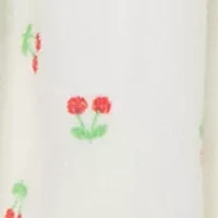 Baby Girls Cherries Bubble Bodysuit with Hat