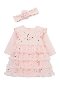 Baby Girls Spray Shine Tutu with Headband