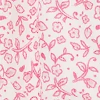 Baby Girls Floral Outline Bubble with Headband and Socks