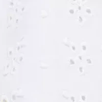 Baby Girls Eyelet Floral Bubble with Headband