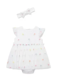 Baby Girls Tutu Popover Headband Set