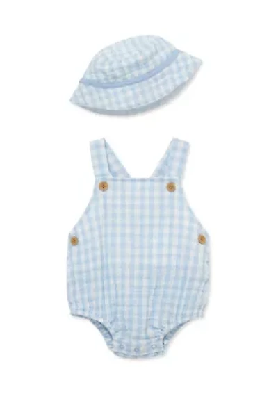 Baby Boys Sunsuit Hat Set