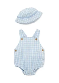 Baby Boys Sunsuit Hat Set