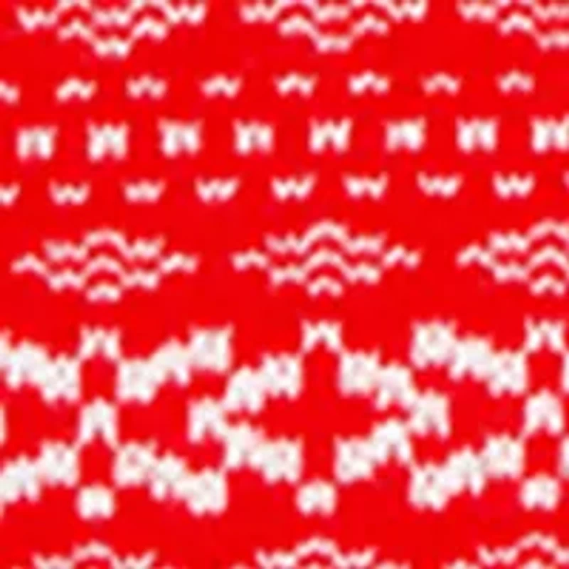 Baby Boys Red Fairisle Coverall