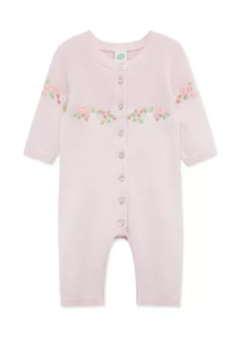 Baby Girls Garland Coverall