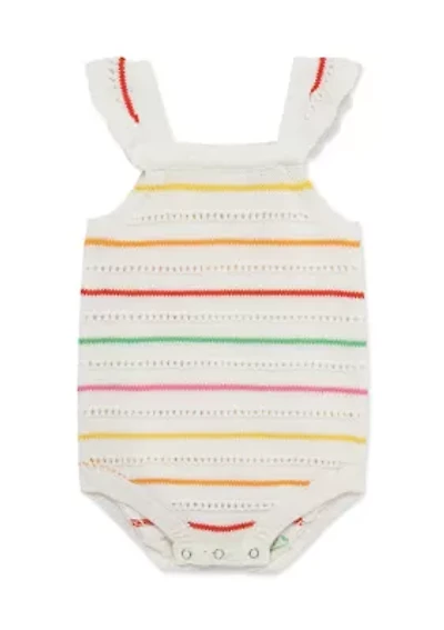Baby Girls Pointelle Onesie