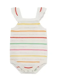 Baby Girls Pointelle Onesie