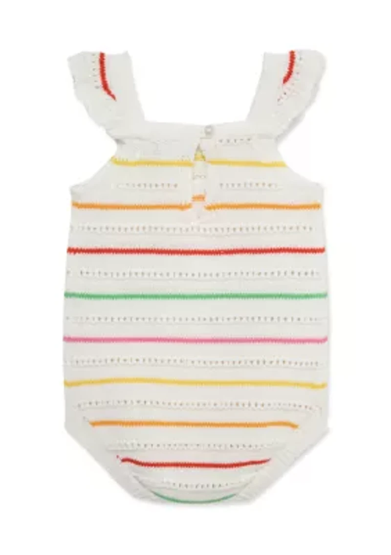 Baby Girls Pointelle Onesie