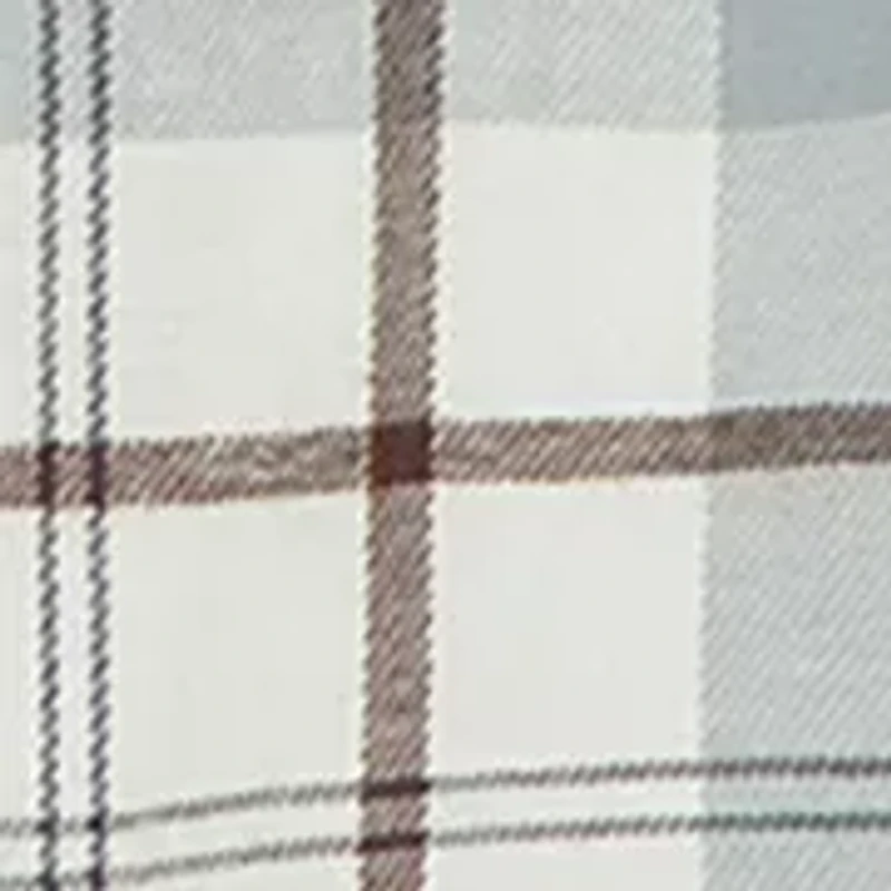 Baby Boys Neutral Plaid Pritned Pant Set