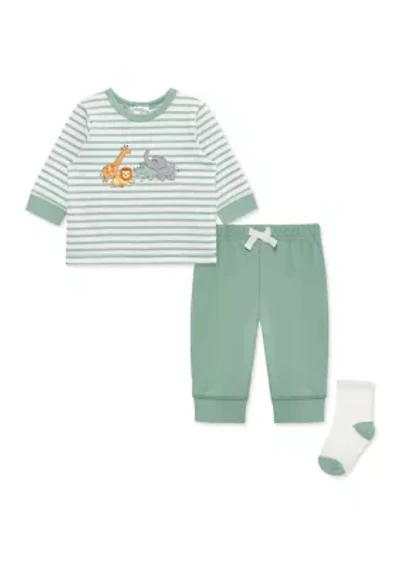 Baby Boys Jungle Jogger Set with Socks