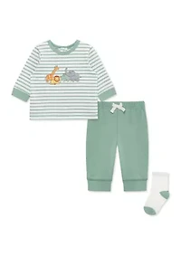 Baby Boys Jungle Jogger Set with Socks