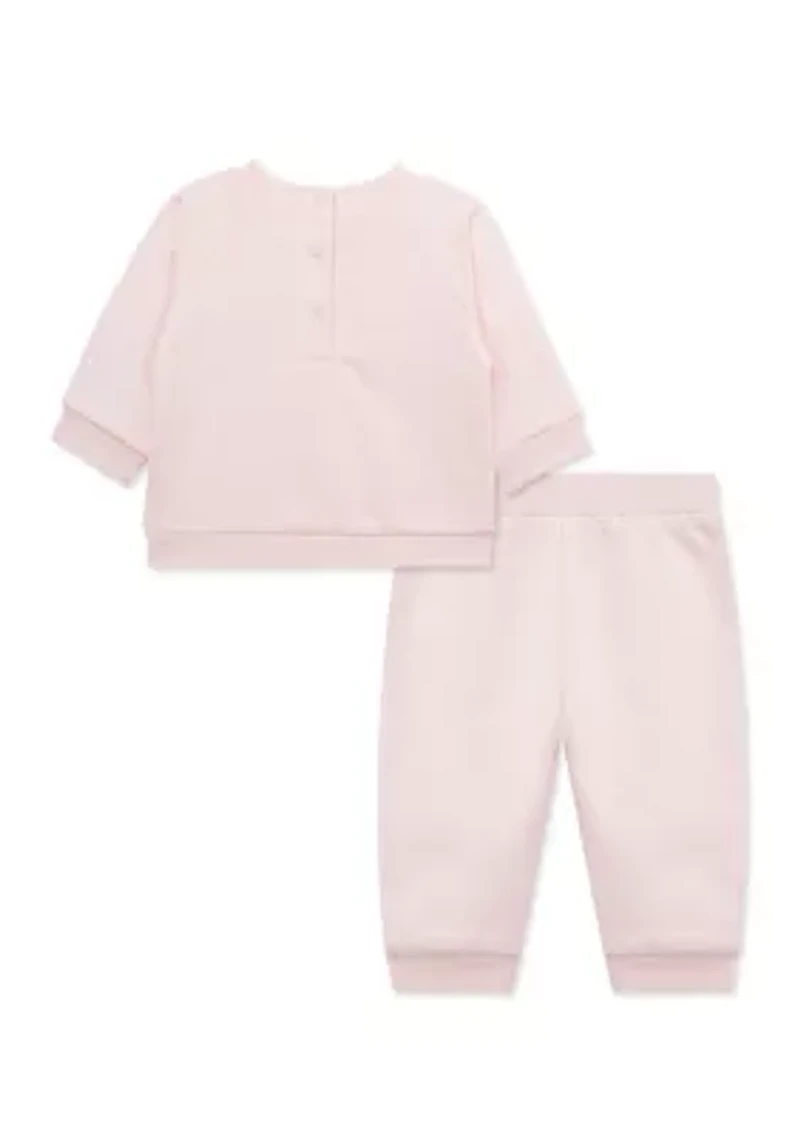 Baby Girls Floral Shine Active Set