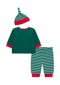 Baby Boys Jingle Joggers Set with Hat
