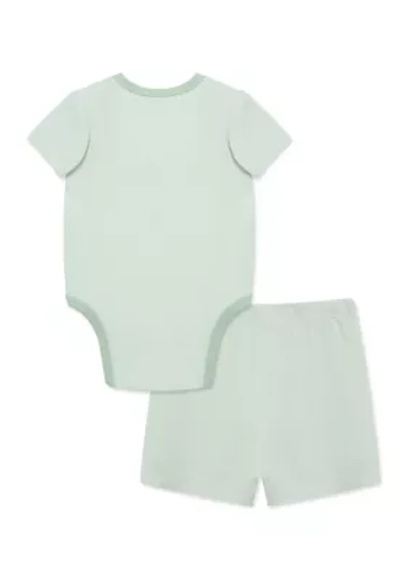 Baby Boys Dino Shorts Set