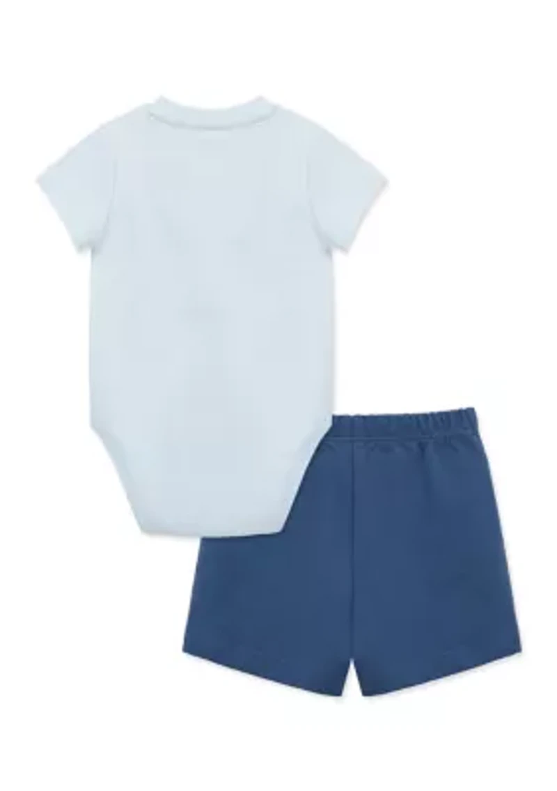 Baby Boys Nautical Onesie Shorts Set