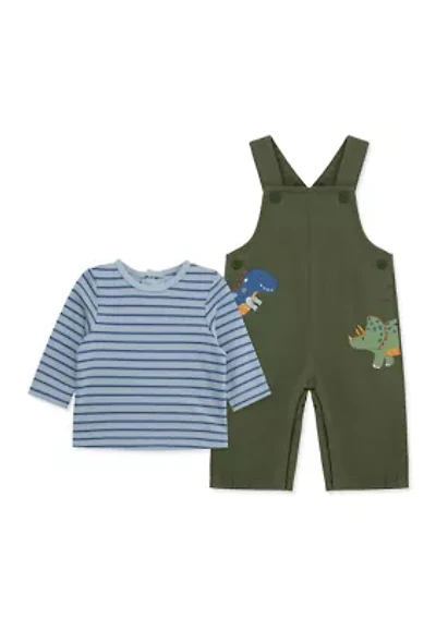 Baby Boys Dinos Overall Set