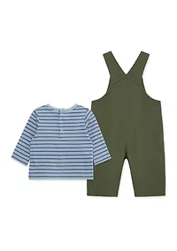 Baby Boys Dinos Overall Set