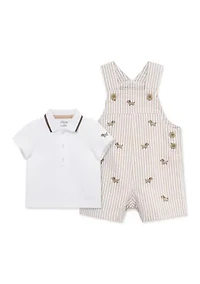 Baby Boys Puppies Shortall Set