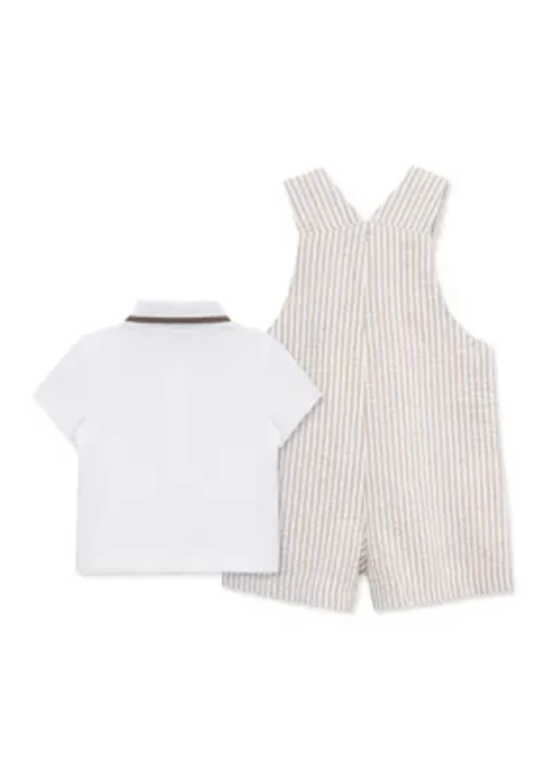 Baby Boys Puppies Shortall Set