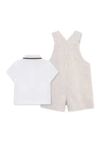 Baby Boys Puppies Shortall Set