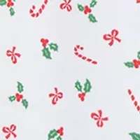 Baby Girls Candy Cane Footie Pajamas with Hat