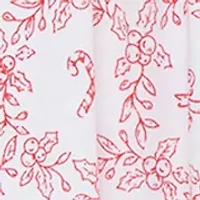 Baby Girls Festive Toile Footie with Headband