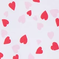 Baby Girls Valentine Footie and Headband Set