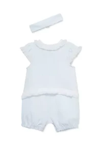 Baby Girls Daisy Romper with Headband