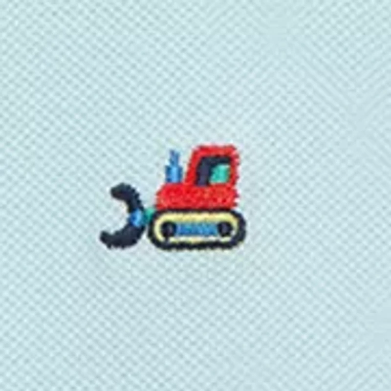 Baby Boys Trucks Romper with Hat