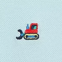 Baby Boys Trucks Romper with Hat
