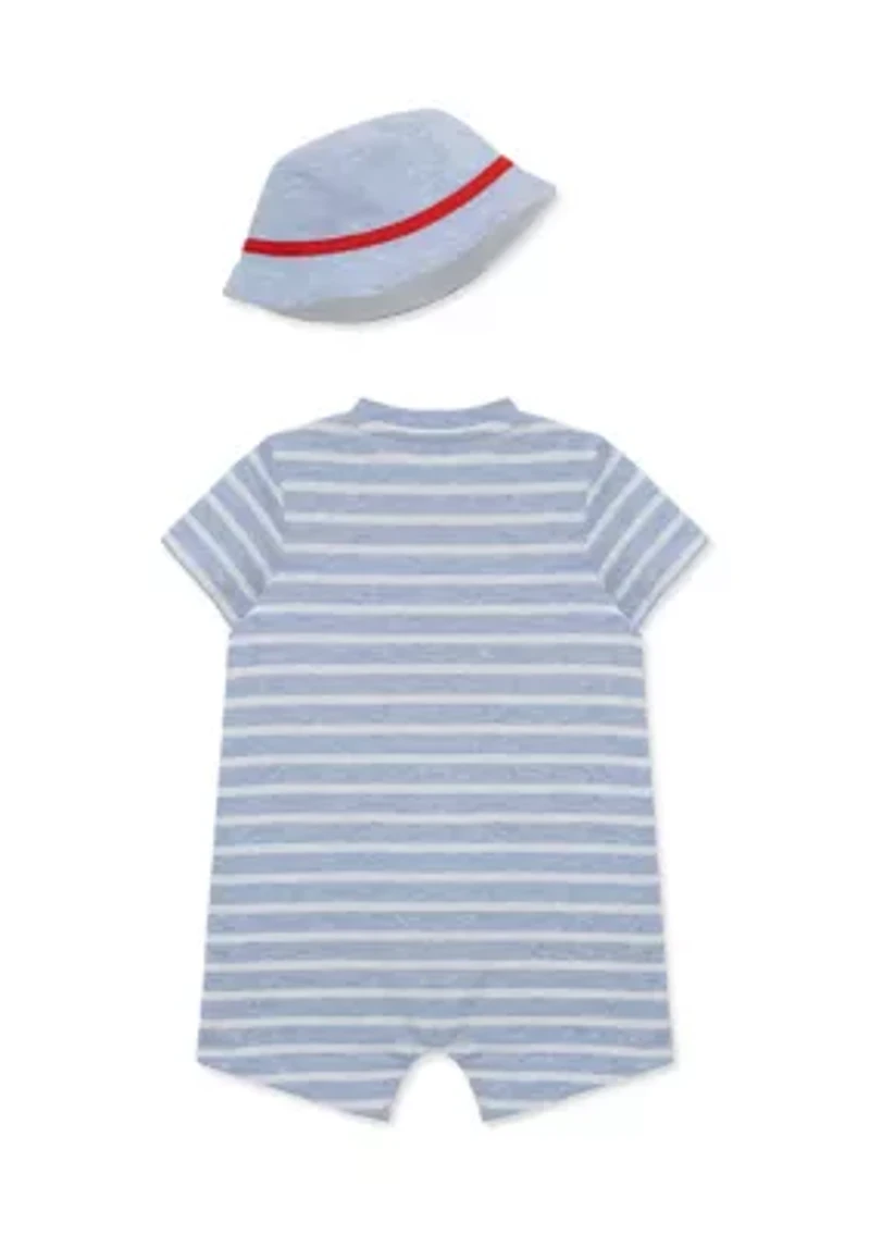 Baby Boys Baseball Romper with Hat