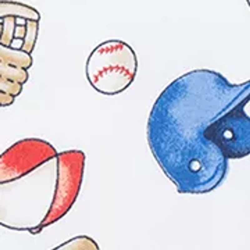 Baby Boys Baseball Romper Set