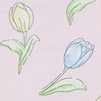 Baby Girls Tulips Dress and Cardigan Set with Bloomer